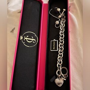 Juicy Couture Silver Charm Bracelet